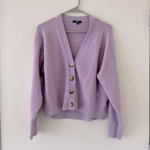 NEW UNIQLO. Purple Cardigan.